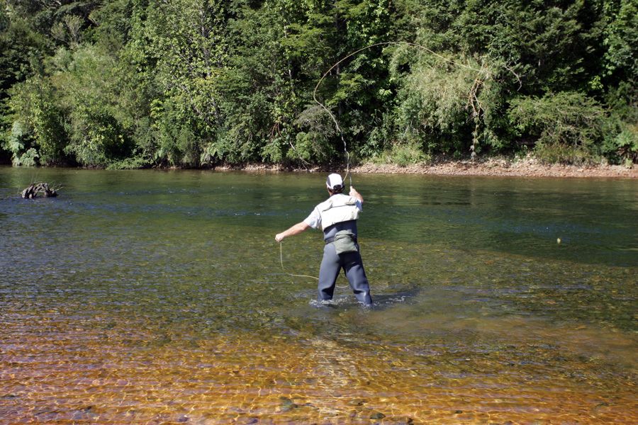 Pesca en el río Arlanza